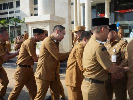 Apel Pagi dan Halal Bihalal, Pemkab Kotabaru Perkuat Silaturahmi Usai Idulfitri