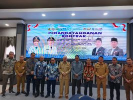 Langkah Nyata Pembangunan, Bupati Kotabaru Hadiri Proyek Strategis Jembatan
