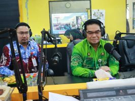 Sekda Kotabaru Sapa Jamaah Haji di Madinah Melalui Siaran Langsung Radio Gema Saijaan