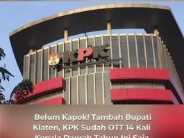 OTT KPK, Bupati Klaten Tambah Daftar Kepala Daerah yang Terjaring